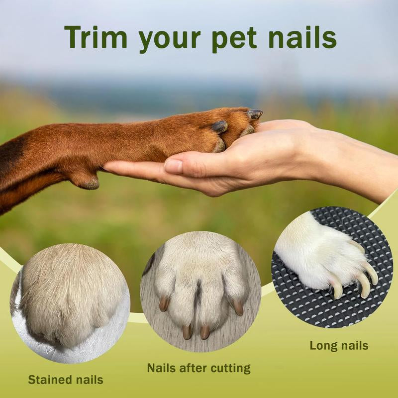 【Tiktokshopfalldealsforyou】2-In-1 Cat and Dog Pet Nail Clipper - USB Rechargeable with LED Light and Safety Guard to Prevent Over-Trimming, Professional Grooming Tool for Cats, Simple and Safe Essential Pet Care Item, White