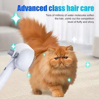 Animal Hair Remover Brush Dog and Cat Steam Brush Pet Self Cleaning Dog Brush Grooming Removes Cat Hairs Cat Dog Accessories