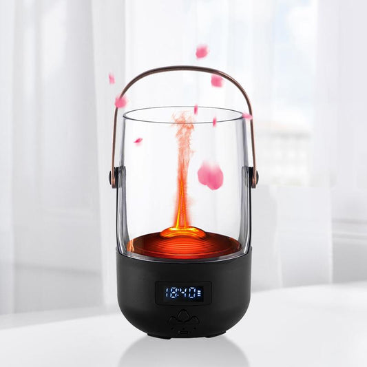 Cozy Nights Redefined 200ML Vintage Flame Diffuser with Programmable Aromatherapy & Safety Auto-Off