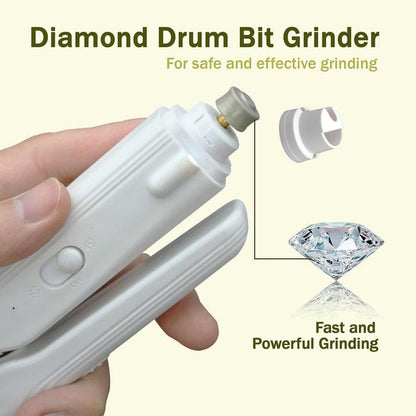 【Tiktokshopfalldealsforyou】2-In-1 Cat and Dog Pet Nail Clipper - USB Rechargeable with LED Light and Safety Guard to Prevent Over-Trimming, Professional Grooming Tool for Cats, Simple and Safe Essential Pet Care Item, White