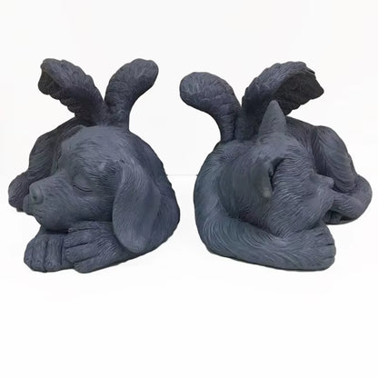the Dog Cat Angel Memorial Statue Placed in Indoor Decorations Pet Tombstone Dogs Figurines Pet Grave Markers Wing
