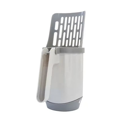 Cat Litter Shovel Scoop with Refill Bag for Pet Filter Clean Toilet Garbage Picker Cat Supplies Cat Litter Box Self Cleaning