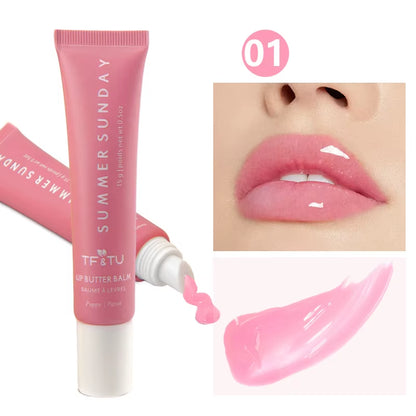 Summer Lip Moisturizing Lip Balm Care 15Ml Lip Balm Smoothing Lip Lines Lasting Nourishment for Women Daily Care Makeup Lip Care