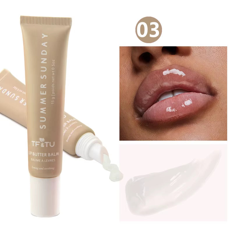 Summer Lip Moisturizing Lip Balm Care 15Ml Lip Balm Smoothing Lip Lines Lasting Nourishment for Women Daily Care Makeup Lip Care
