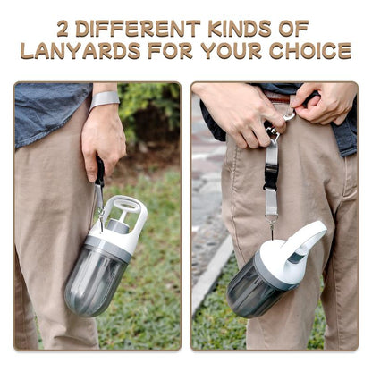 Portable Dog Pooper Scooper, 2-In-1 No Touch Handheld Claw with Bag Dispenser, Lightweight Waste Cleaner for Grass, Concrete Surfaces