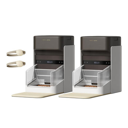 PETLIBRO Upgraded RFID Automatic Cat Feeder, 5G Wi-Fi Automatic Pet Feeder, 3L Auto Cat Feeder App Control with Light Collar Tag, Tag Activated One Automatic Cat Food Dispenser 1-10 Meals Control